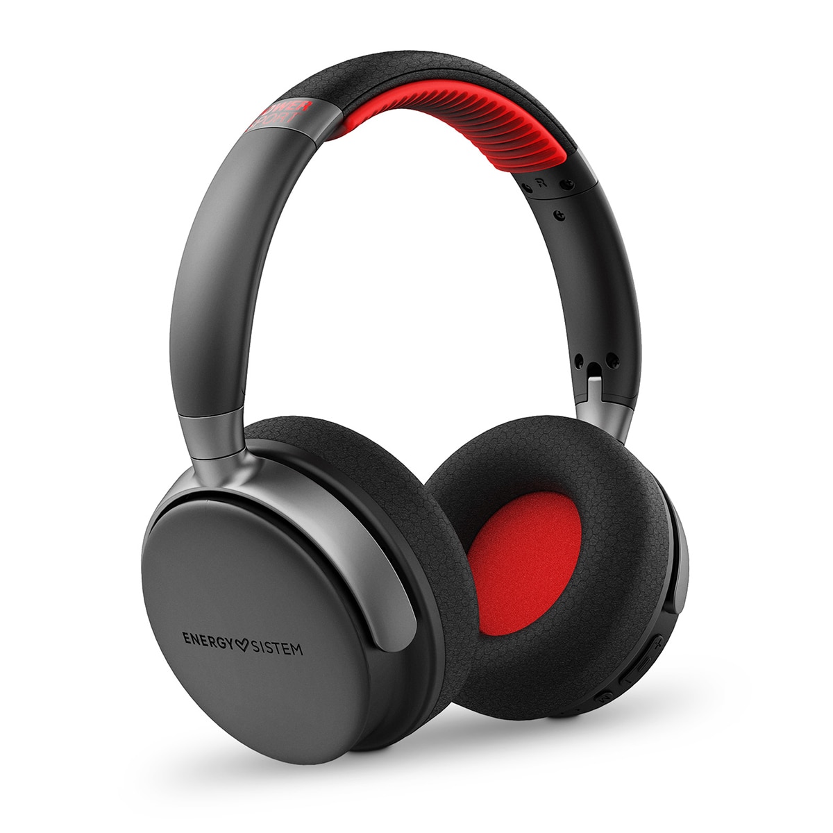 Energy Sistem - Auriculares de diadema Energy Sistem Power Sport, Bluetooth 5.3, Negro.