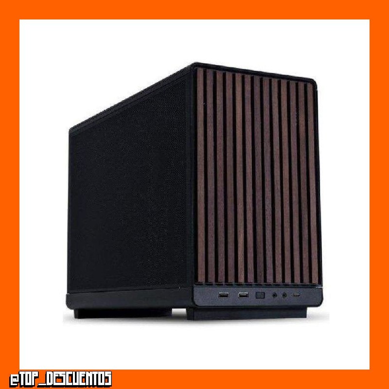 Torre M-ATX Lian Li A3 Wood Glass Version Black Acero/Madera Negro
