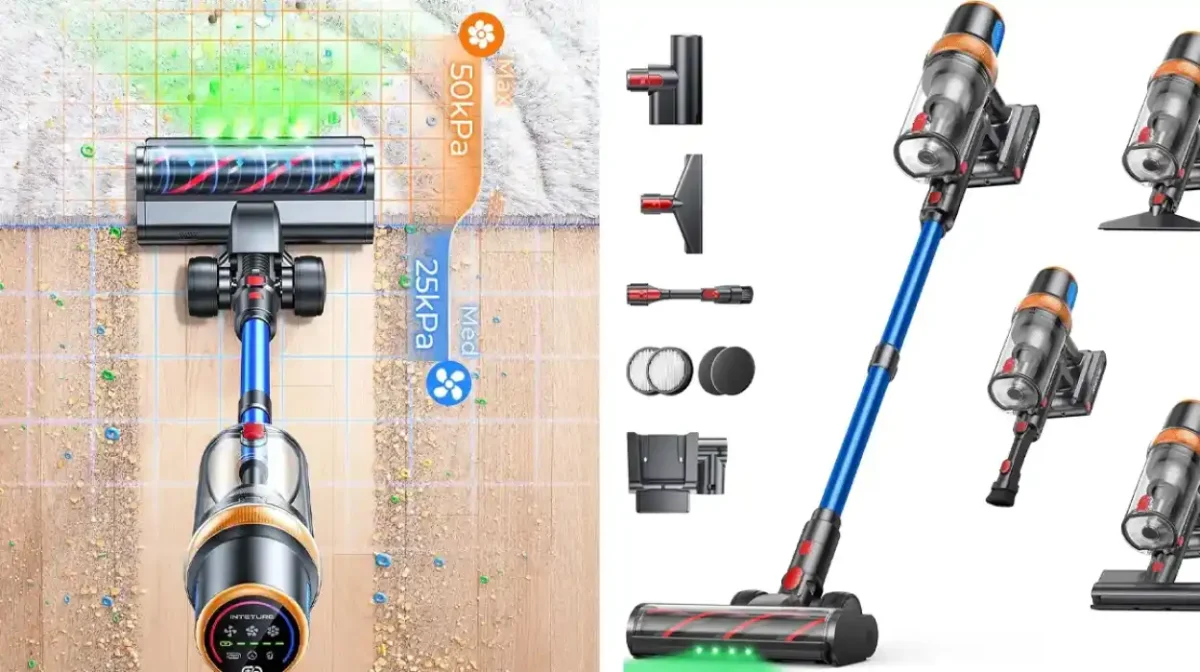 Este aspirador inalámbrico arrasa por su potencia de hasta 50KPa y cuesta menos de 128€ con cupón en Amazon (-49%)