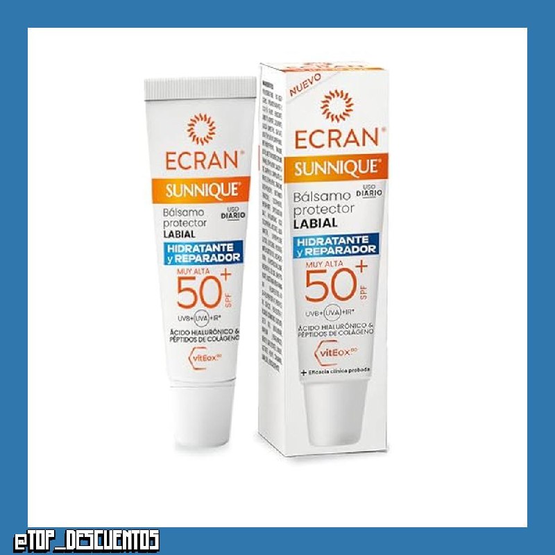 Ecran Sunnique - Bálsamo Protector Labial SPF50+ - 10 ml