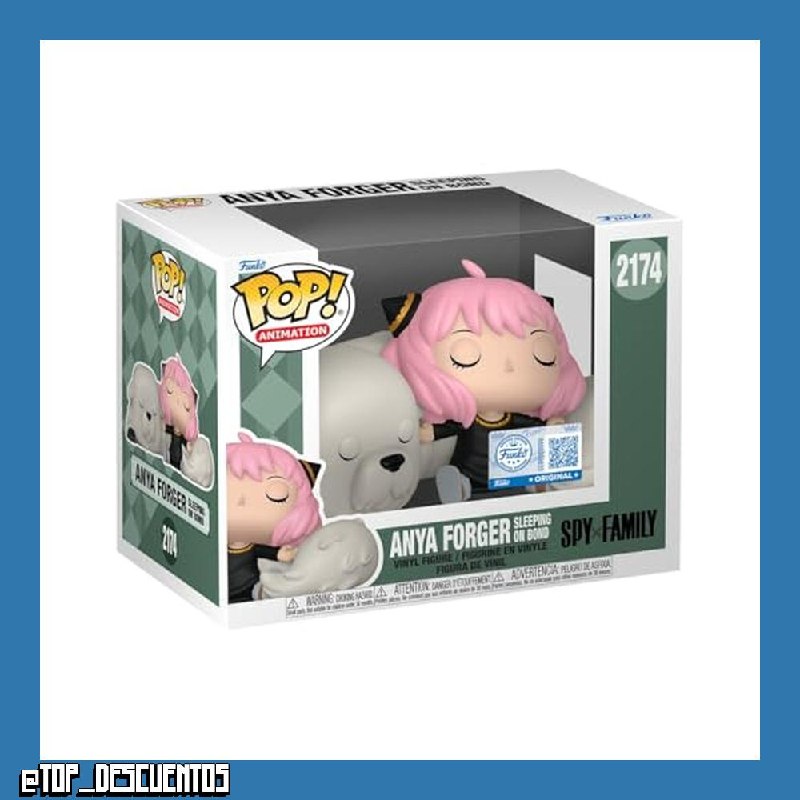 Funko Pop! Premium: Spy X Family - Anya Forger Sleeping On Bond - Exclusiva Amazon - Figura de Vinilo Coleccionable - Idea de Regalo - Mercancia Oficial - Juguetes para Niños y Adultos - Anime Fans