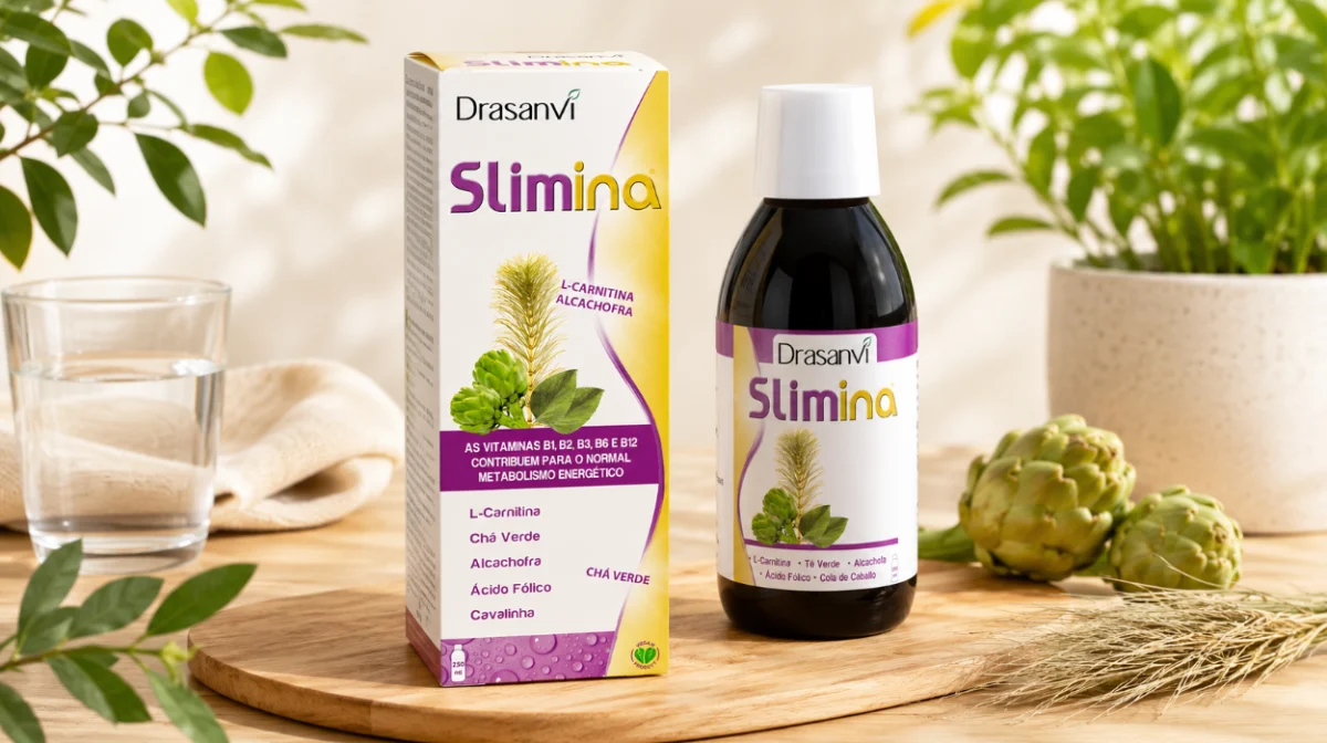 Suplemento Drasanvi Slimina, extractos vegetales con L-Carnitina y vitaminas en 250 ml por sólo 8,15€ (-51%)