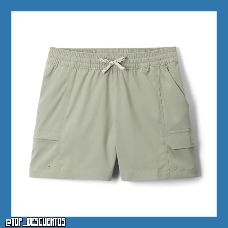 Columbia Tech Trail Utility Short, Pantalones Cortos para Senderismo Y Trekking para Niñas