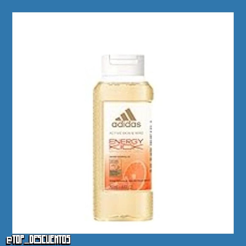 Adidas - Gel de ducha Active Skin & Mind – Energy Kick para mujer, fórmula biodegradable, 98% botella limpia y vegana y reciclada, 250 ml
