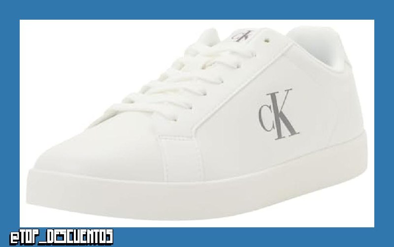 Calvin Klein Cupsole Sneaker Hombre Derby con Logotipo
