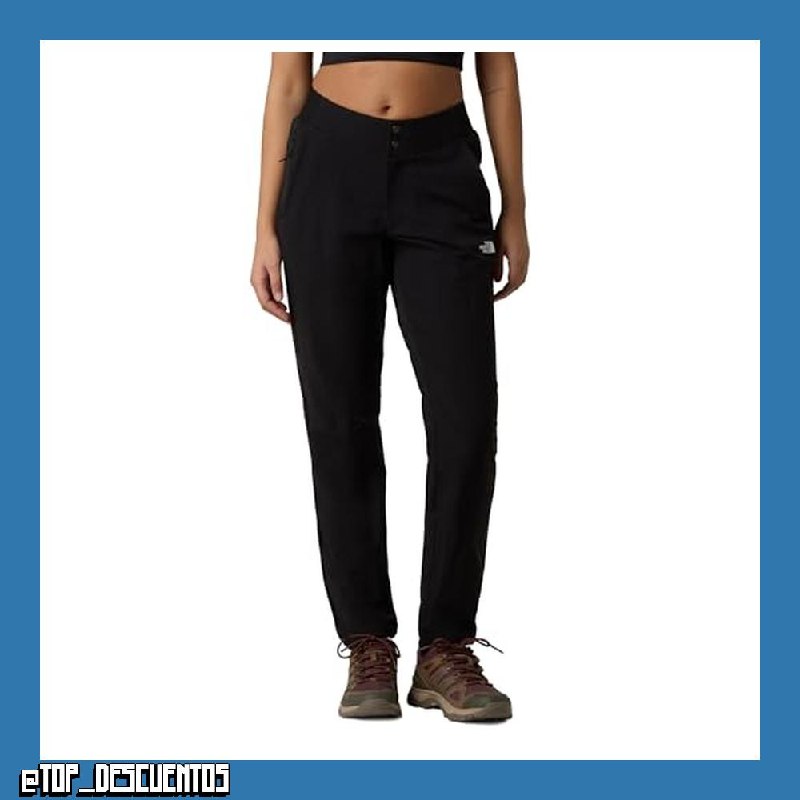 THE NORTH FACE - Pantalones Softshell Quest para Mujer- Secado Rápido, Duraderos - TNF Black