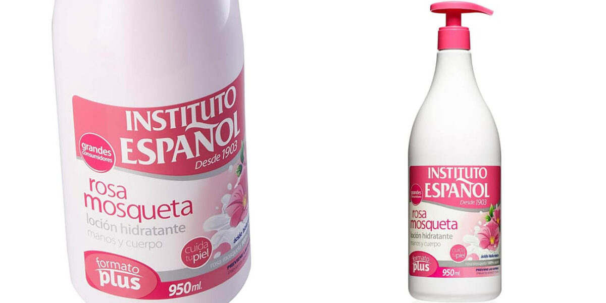 Loción hidratante Rosa Mosqueta de Instituto Español de 950 ml por sólo 2,99€ (-42%)