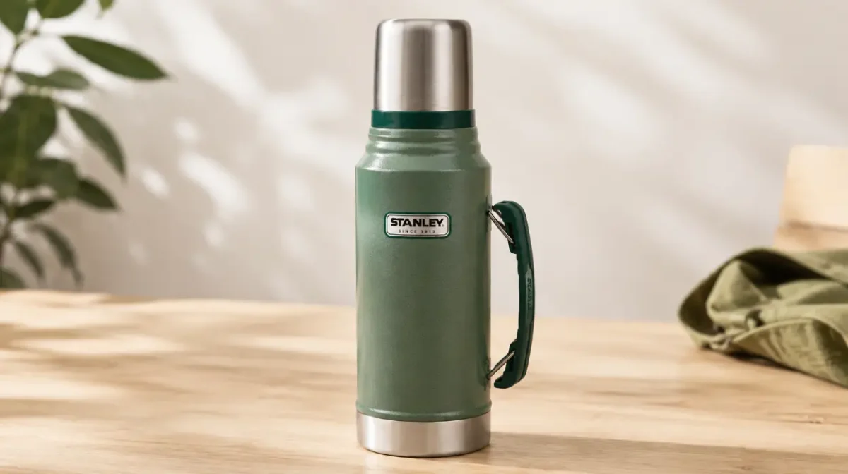 Botella térmica Stanley Classic Legendary de 1L, mantiene bebidas calientes o frías 24 horas por sólo 39,69€ con envío gratis (-28%)