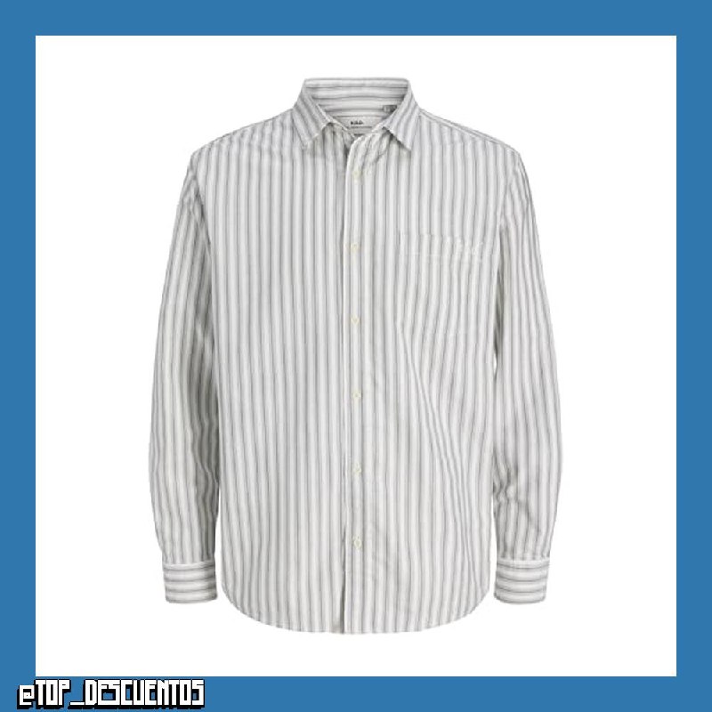 R.d.d. Royal Denim Division Rddlesner Oxford Stripe Shirt L/S Noos Rddlesner Oxford Stripe Shirt L/S Noos Hombre (Pack de 1)