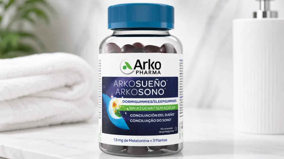 Pack x60 Gominolas Arkopharma Arkosueño Dormigummies veganas sin azúcar para conciliar el sueño por sólo 14,89€ (-21%)