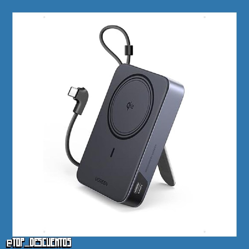 UGREEN Zapix Qi2 15W Power Bank Inalámbrico 10000mAh Batería Externa 30W