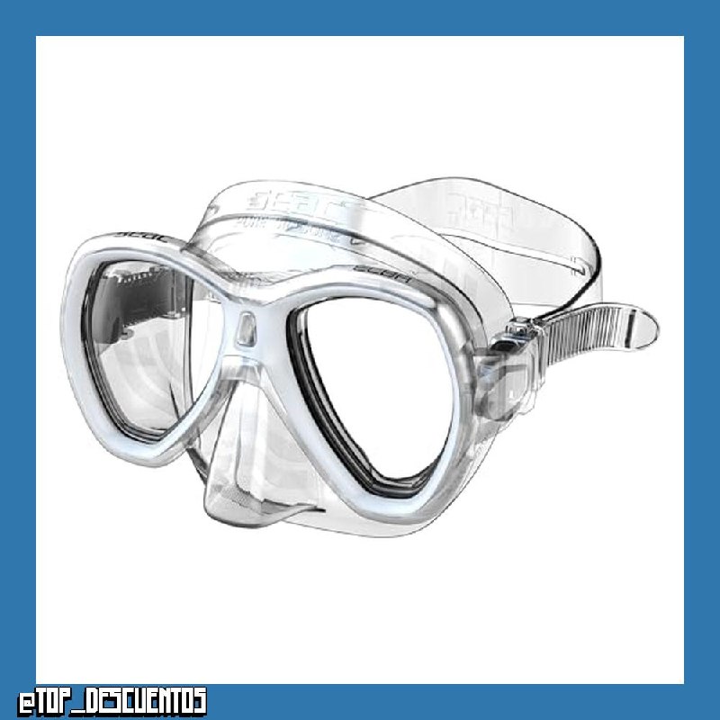SEAC Elba, máscara subacuática para niños y Adultos con Rostro pequeño, Ideal para Practicar Snorkeling