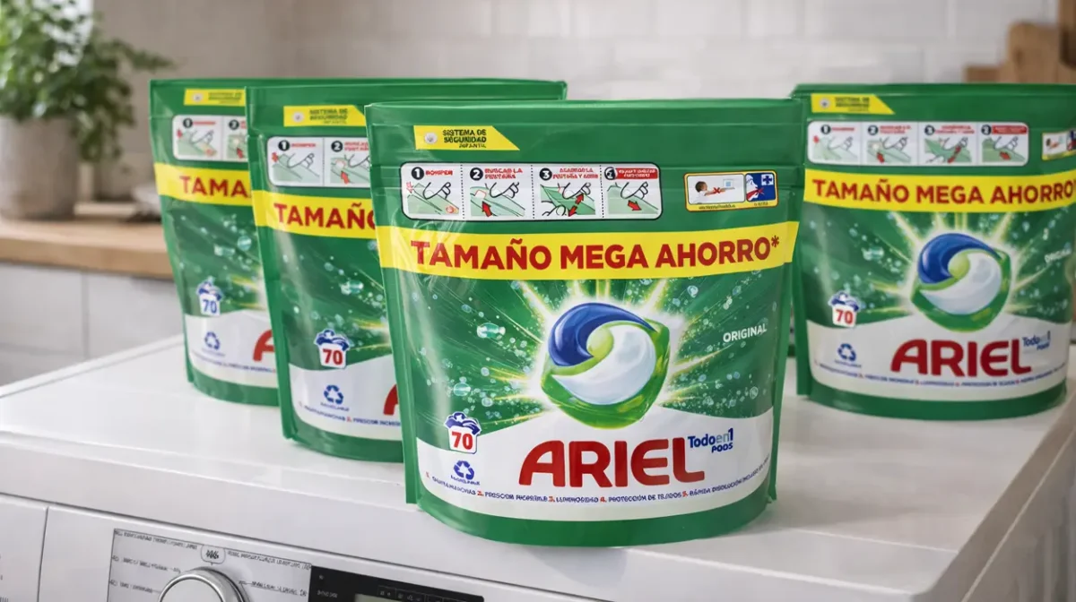 Aprovecha el cupón para llevarte este pack de 280 cápsulas de Ariel PODS a un precio imposible de ver en supermercados (-40%)