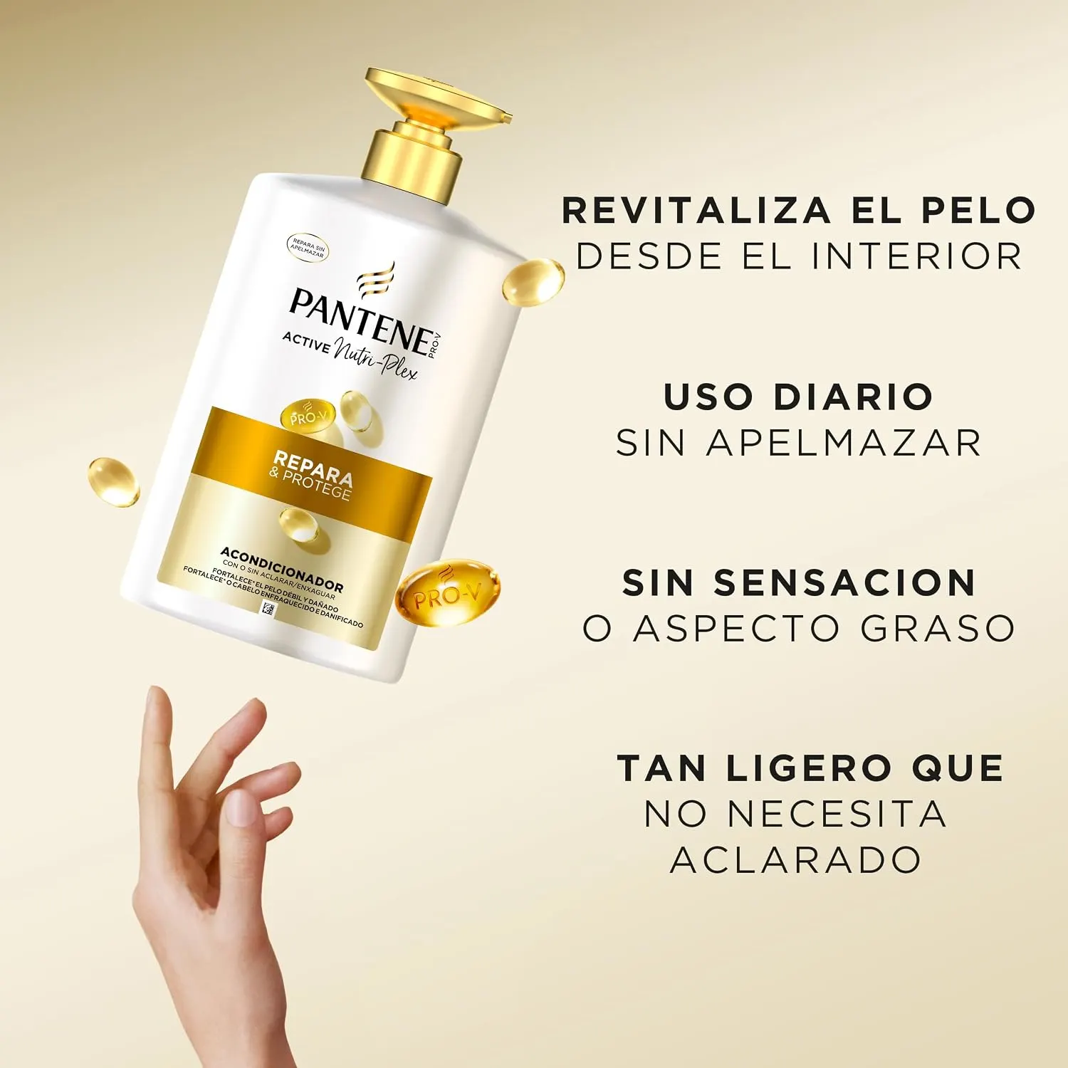 Pantene Pro-V Repara y Protege Acondicionador para Pelo Dañado, 800ml por 8,26€ en Amazon