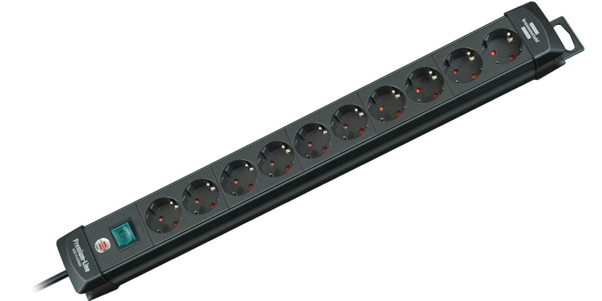 Regleta Brennenstuhl Premium-Line de 10 tomas por sólo 19,85€ (-38%)