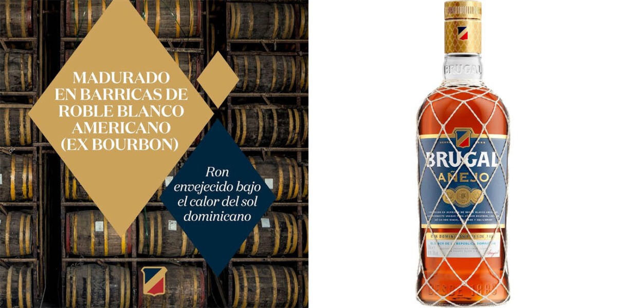 Botella de Ron Brugal Añejo de 1 litro por sólo 12,19€ (-22%)