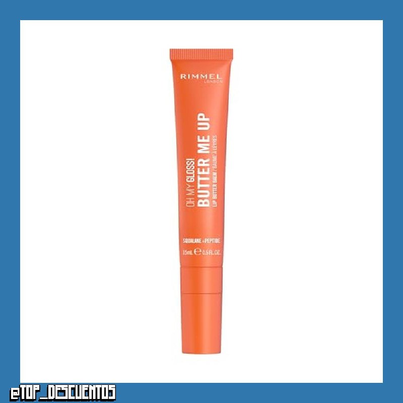 Rimmel London | Oh My Gloss Butter Me Up | Bálsamo Labial | Tono Coral Breeze 005 | 15ml