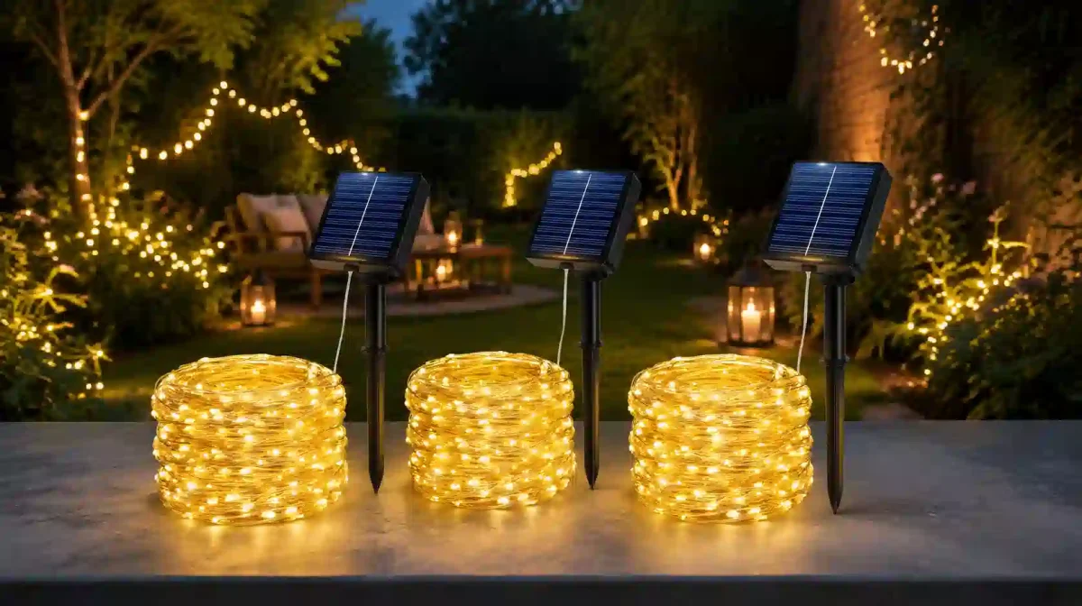 Pack de 3 guirnaldas LED Bitjam de exterior de 15 metros por sólo 11,85€ (-30%)