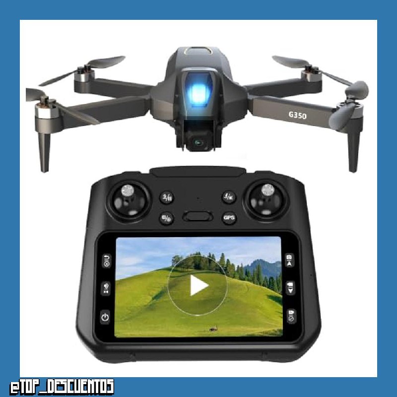 Dron con GPS y cámara de 1080p, drones con mando a distancia con pantalla