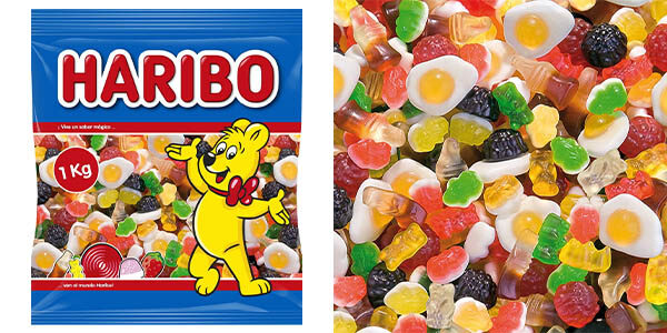 Bolsa de caramelos de goma Haribo Cocktail de 1 Kg por sólo 4,85€ (-37%)