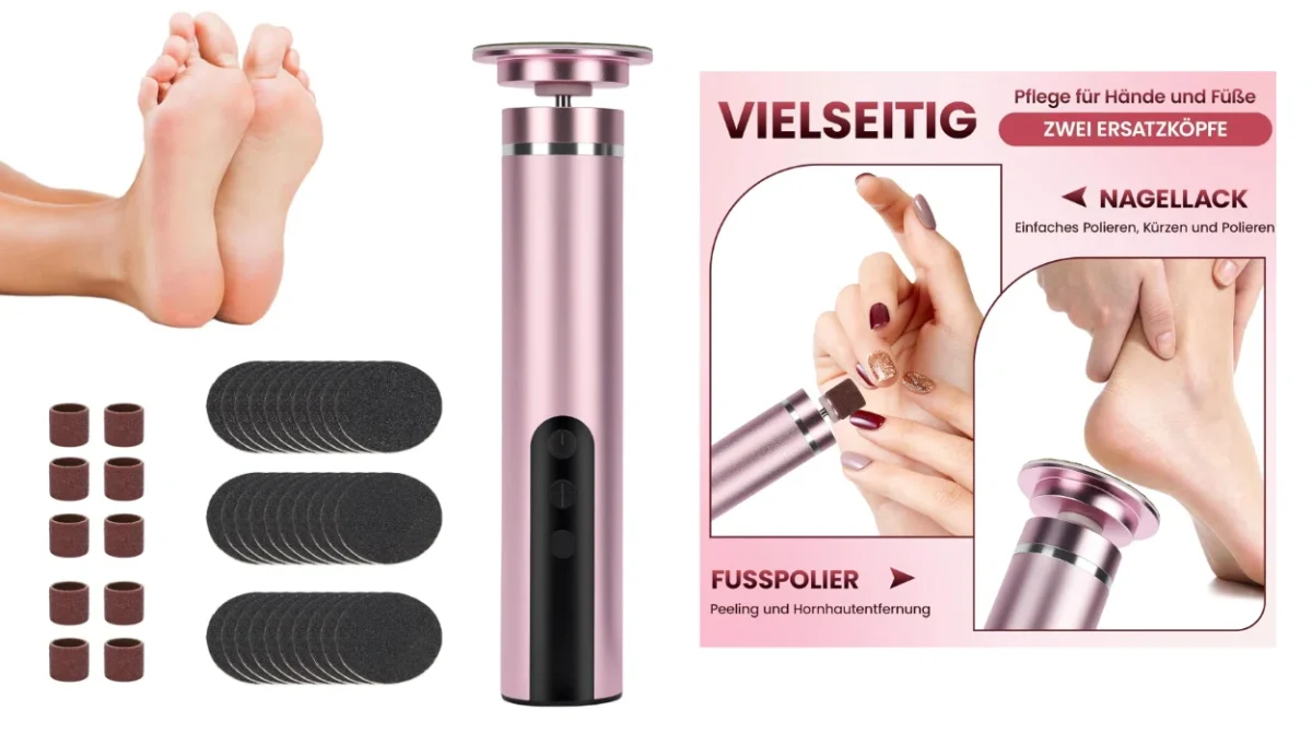 Elimina callos sin esfuerzo: retirador eléctrico con pantalla LCD y niveles ajustables por sólo 8,89€ (-70%)