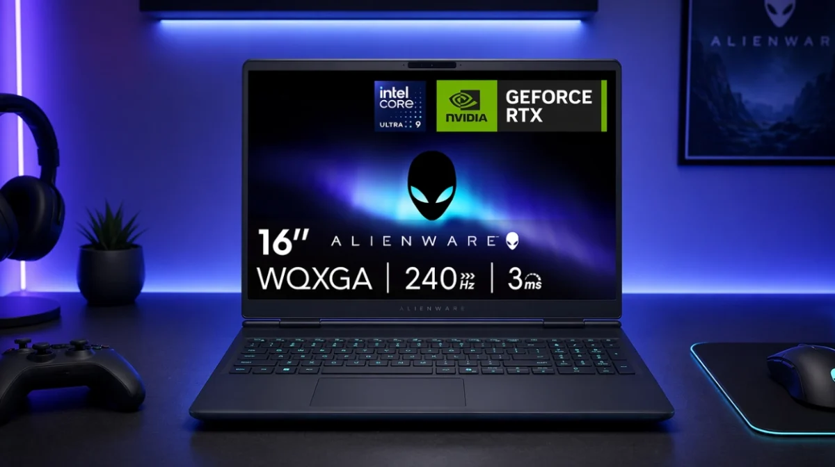 Alienware 16x Aurora de 16": Un portátil gaming muy serio con 240Hz, RTX 5070, 32GB RAM y potencia de sobra para años