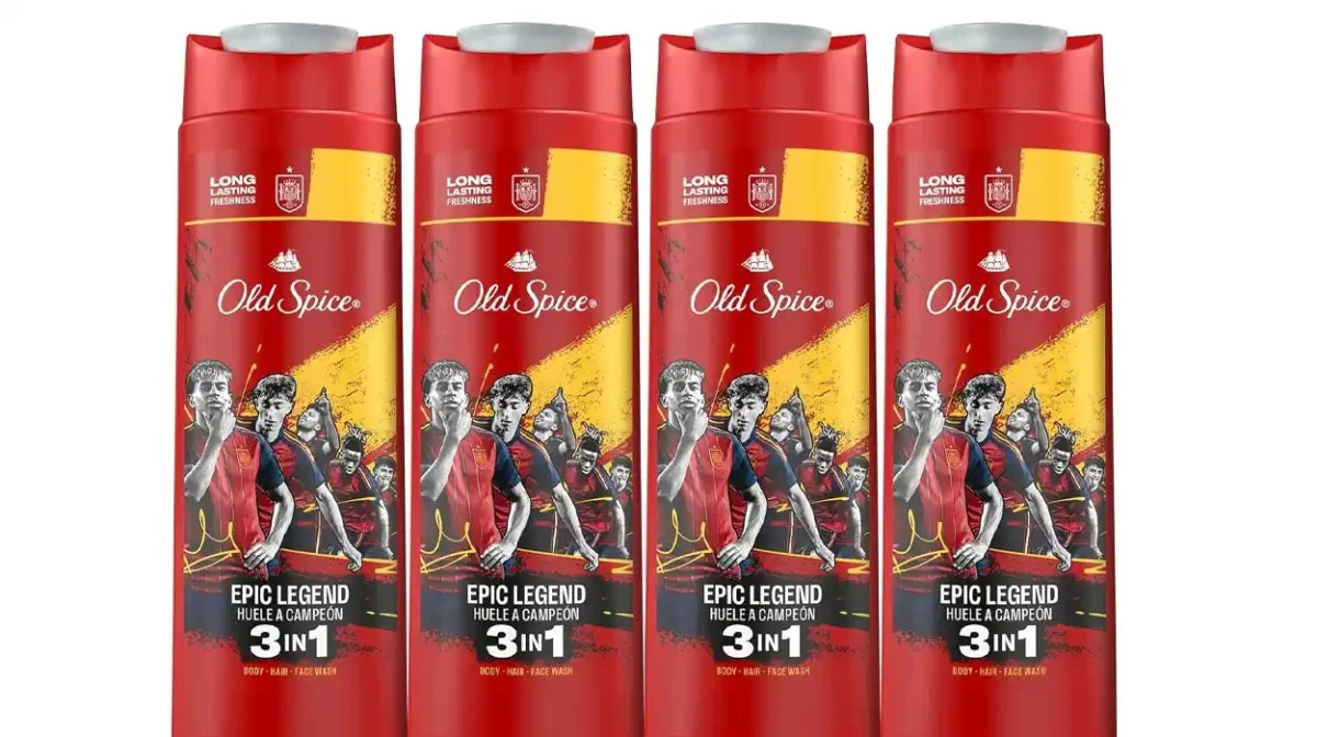 Pack x4 Old Spice Gel De Ducha Y Champú de 400 ml por sólo 8,99€ (-28%) ¡2,25€ cada uno!