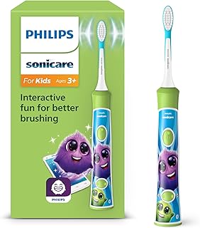 Philips - Cepillo eléctrico infantil HX6352/11 KIDS , +3 Años, 2 velocidades, Sm