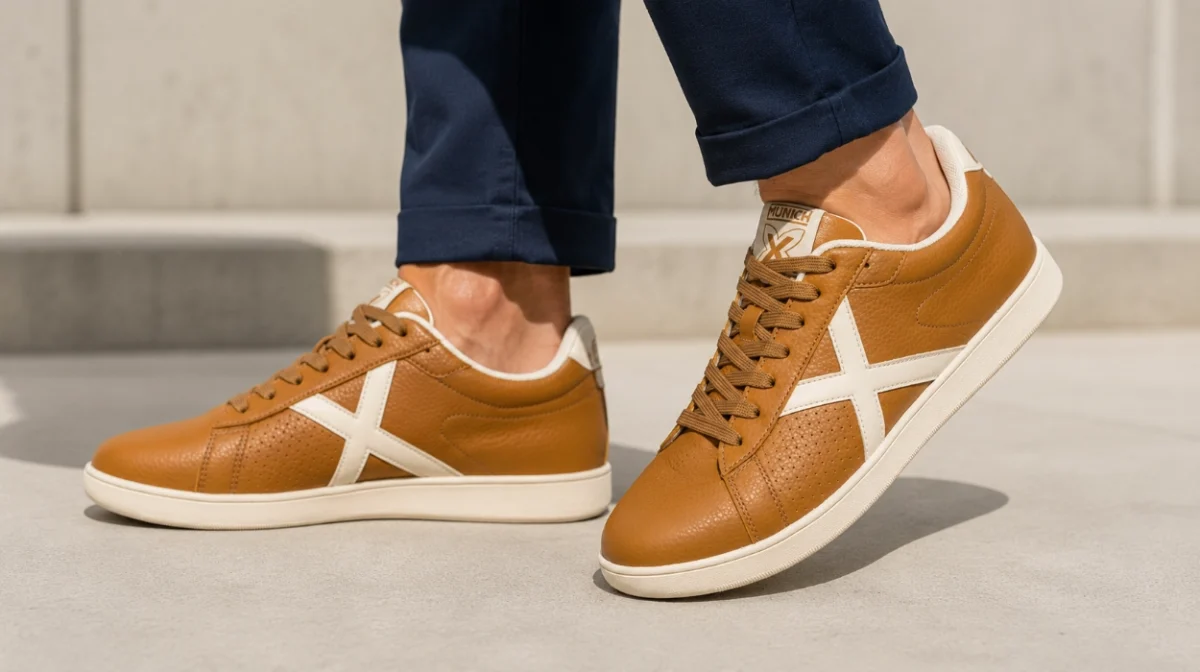 Estilo urbano perfecto con las Munich Open 05 de cuero para hombre por sólo 42€ con envío gratis (-30%)