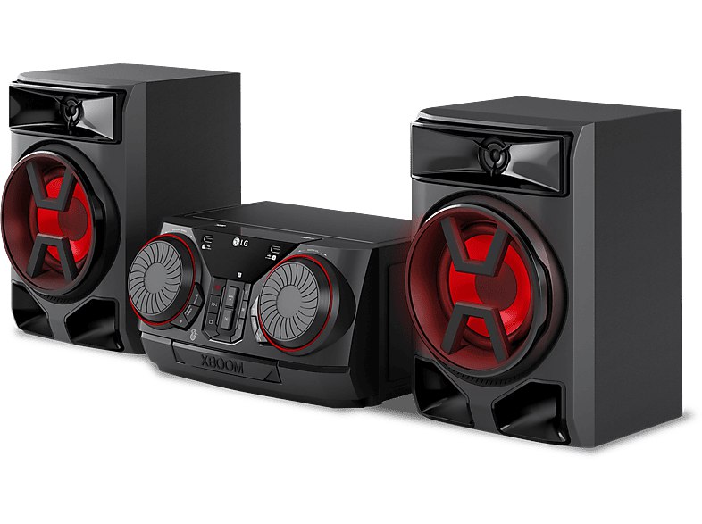 LG - Altavoz gran potencia XBOOM CK43N, 300W, para fiestas, Bluetooth, Negro