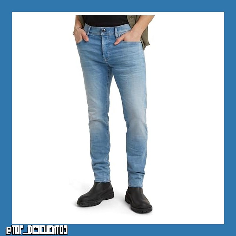 G-STAR 3301 Slim Jeans Negro Black