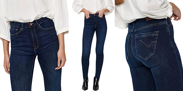 Pantalones vaqueros Only Onlpaola HW Skinny Fit Jeans para mujer por sólo 11,99€ (-66%)