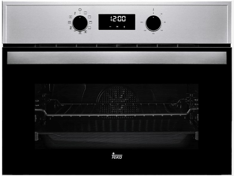 Teka - Horno compacto HBC 625 P, Multifunción, Pirolítico, 44 l, 46 cm, Inox