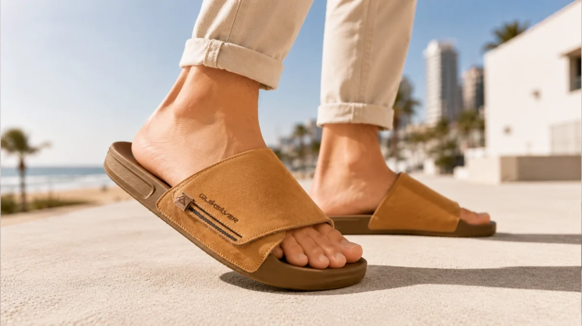 Sandalias de ante Quiksilver Rivi Suede para hombre por sólo 28,24€ (53% de descuento)