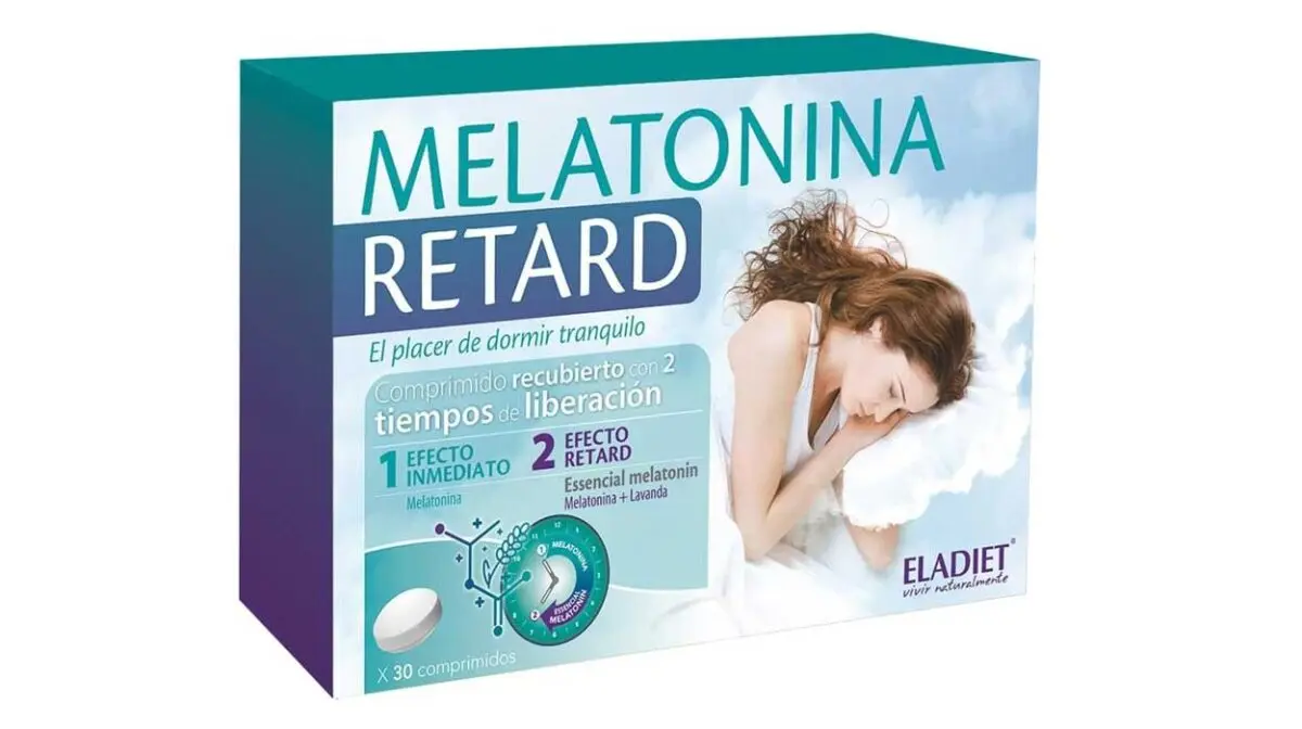 Melatonina Retard Eladiet con lavanda de 60 comprimidos por sólo 7,16€ (-16%)