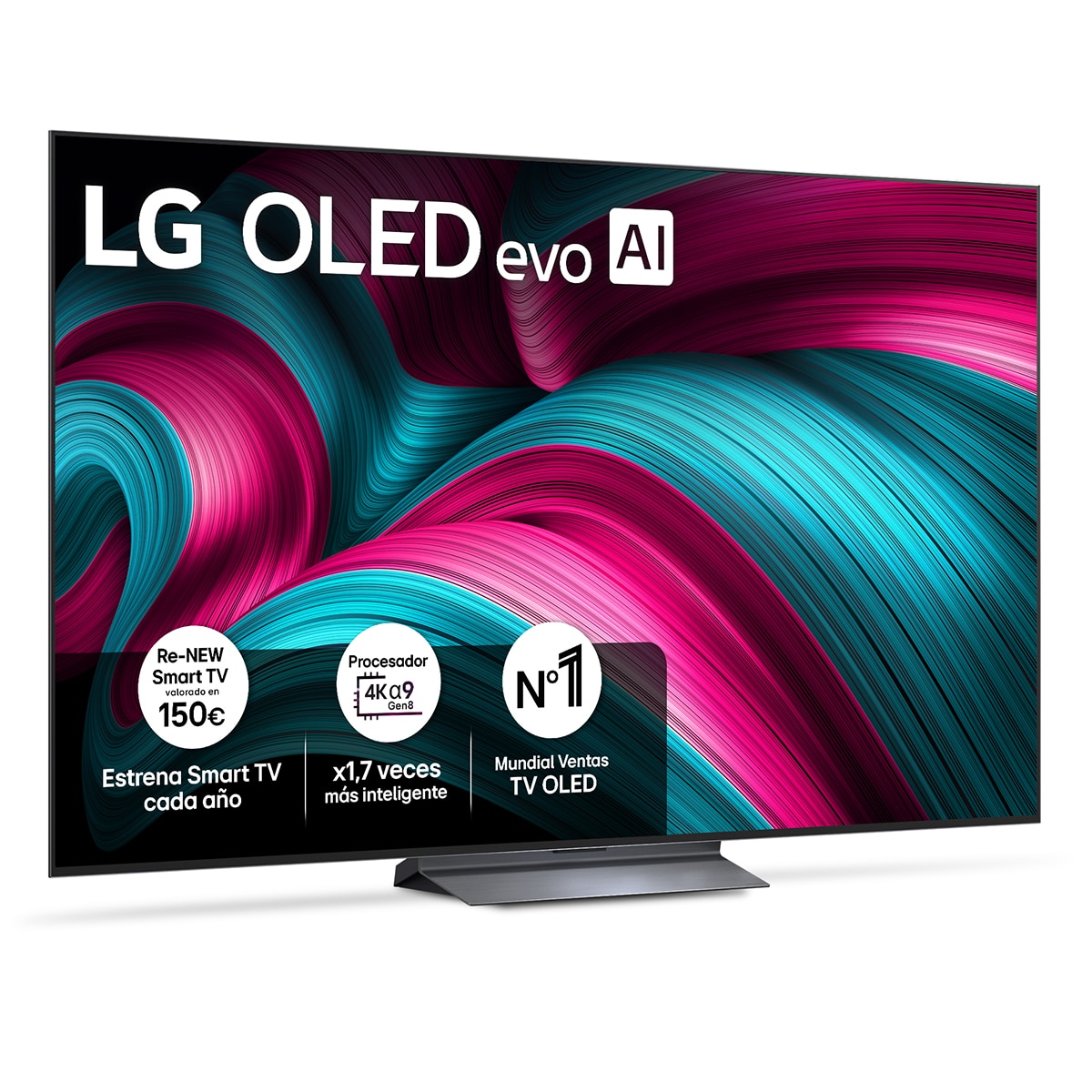 LG - TV OLED evo AI C5 195cm (77") LG OLED77C56LB, Smart TV 4K.