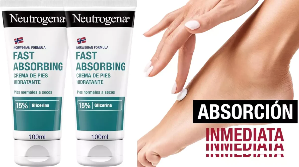 Pack x2 Crema para pies Neutrogena Textura Ligera de 100 ml por sólo 7,69€ con cupón (23% de descuento)