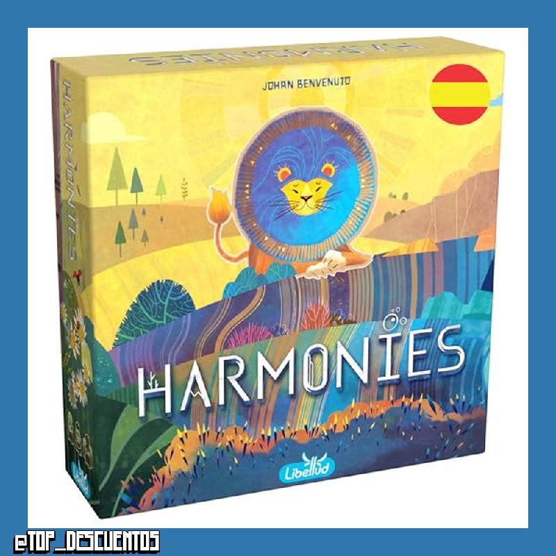 Asmodee Harmonies, Juego de Mesa de Estrategia para Familias y Adultos