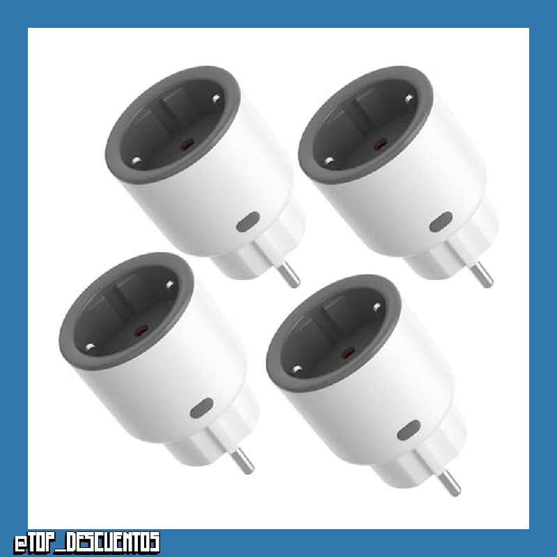 SONOFF S60ZBTPF Enchufe Inteligente Zigbee - Control Remoto, Monitor. Energía, Timer, Protec. Sobrecarga, Repetidor Zigbee, eWeLink-4 Pack