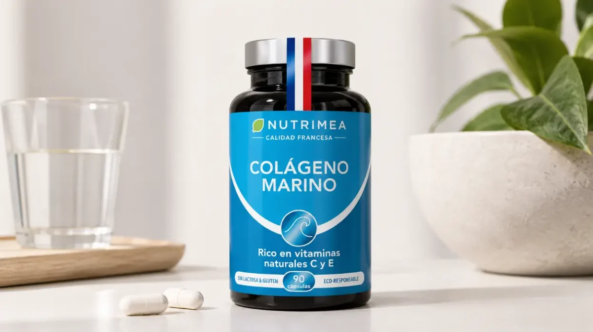 Cuida piel y articulaciones con el colágeno marino Nutrimea, vitaminas A, C y E en cápsulas por sólo 9,49€ (-47%)