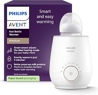 Philips Avent Premium Calientabiberones rápido- Control de temperatura inteligen