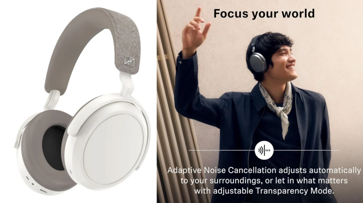 Libérate del ruido con los Sennheiser MOMENTUM 4: 60h de batería y sonido personalizable por sólo 181,86€