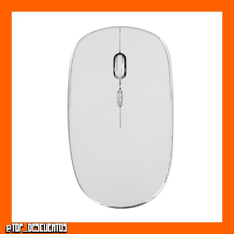 Ratón T'nB MWRUBBY1 Inalámbrico 1600 DPI Ambidextro Clic Silencioso Plata/Blanco