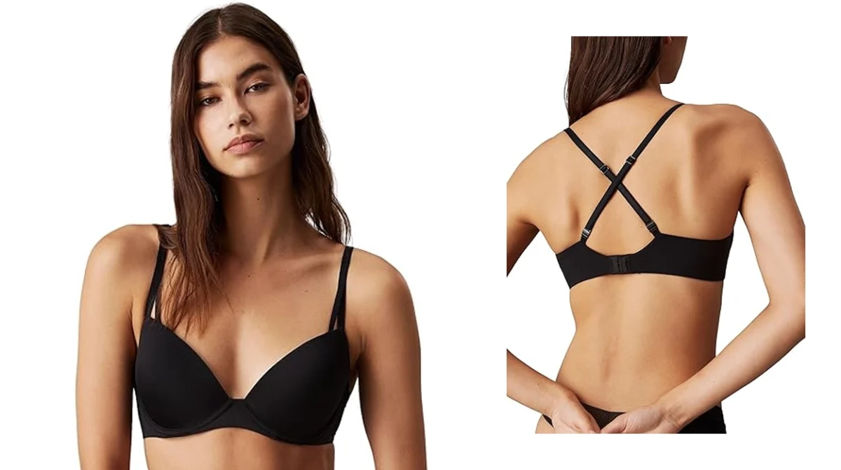 Sujetador de media copa Calvin Klein Lift elástico por sólo 22€ (51%)