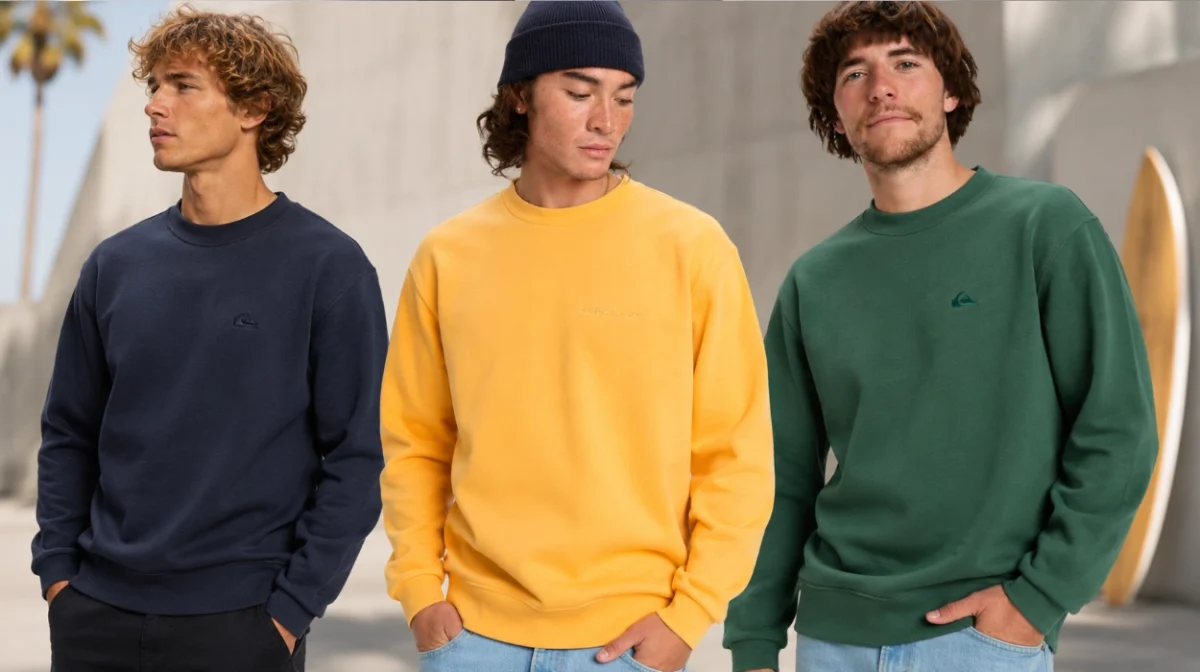 Sudaderas de calidad con un toque desenfadado: Las Quiksilver Salt Water para hombre arrasan por sólo 38,50€ (30% de descuento)