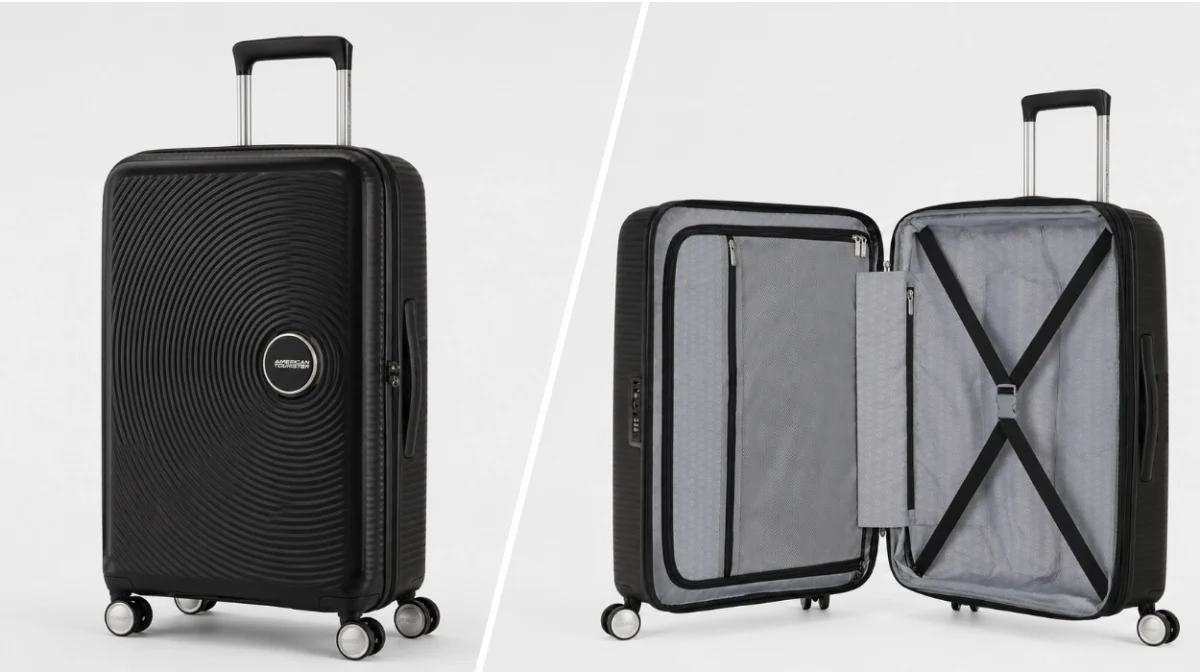 Rebajón en la maleta mediana más valorada: American Tourister Soundbox ligera, resistente y ampliable con un -44% en Amazon