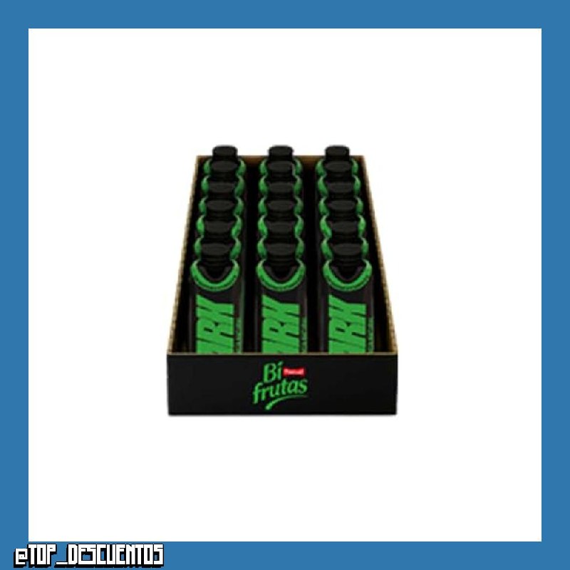 Bifrutas Dark Verde - Zumo de frutas y leche - Caja de 18 briks x 300 ml