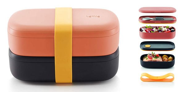Pack Recipiente hermético para alimentos Lékué LunchBox To Go por sólo 17,49€ (-35%)