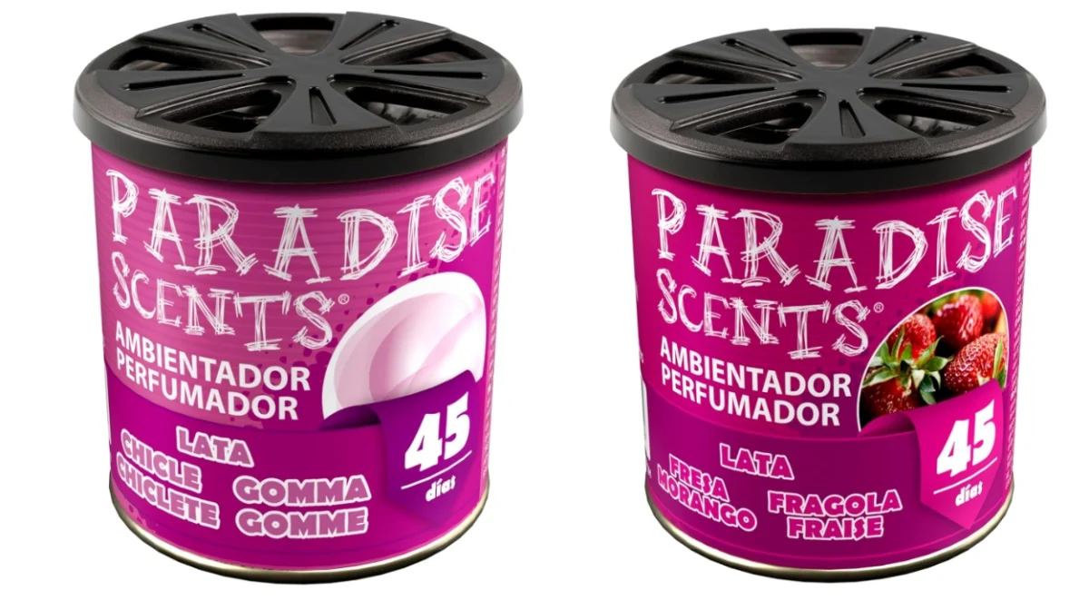 Descubre el ambientador Paradise Scents en gel con aroma chicle o fresa por sólo 3,19€ (41% de descuento)