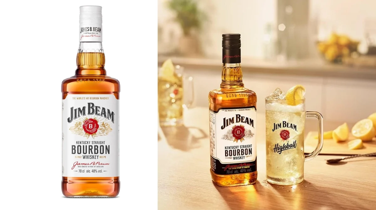 Whiskey Bourbon Jim Beam Kentucky Straight de 70 cl por sólo 9,97€ (34% de descuento)